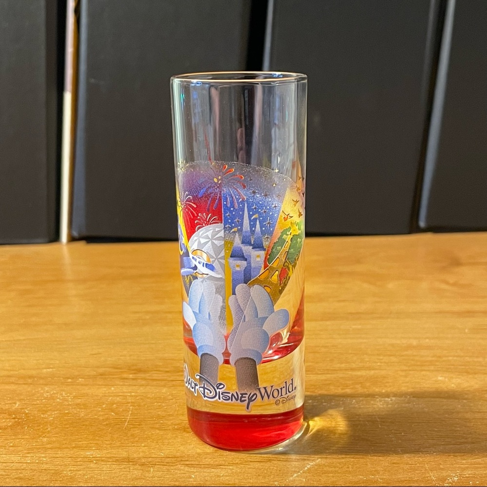 Walt Disney World Four Parks Tall Shot Glass -  New